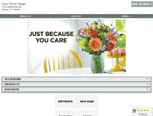 Tablet Screenshot of essexflowershoppe.com